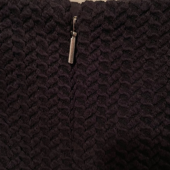 Rebecca Taylor Cap Sleeve Stretch Texture Dress - Picture 9 of 10